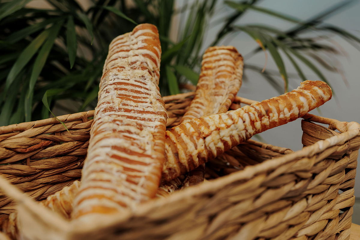 buffalo trachea dog chew, joint support dog treats, grain free dog chews, Buffalo trachea natural dog chew, Leannes Pet Care Services